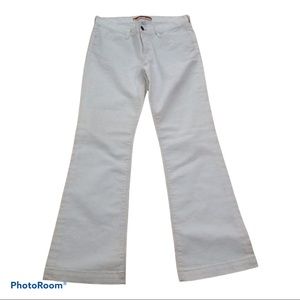 Gap Long‎ and Lean White Flare Jeans Sz 6R